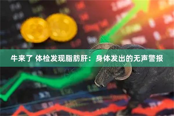 牛来了 体检发现脂肪肝：身体发出的无声警报