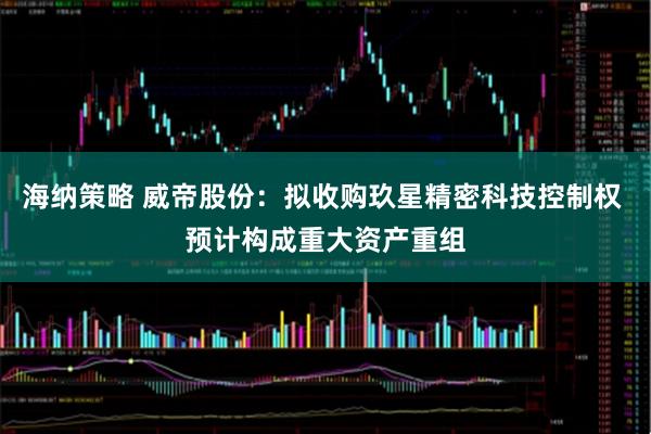 海纳策略 威帝股份：拟收购玖星精密科技控制权 预计构成重大资产重组