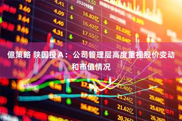 億策略 陕国投Ａ：公司管理层高度重视股价变动和市值情况